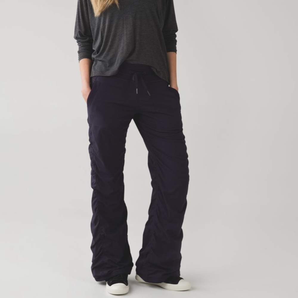 LULULEMON STUDIO PANT LINED BLACK 4R